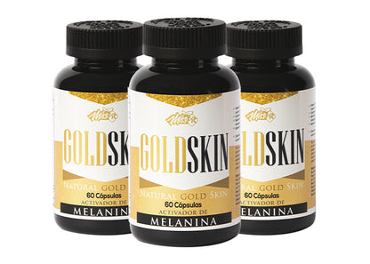 GoldSkin – Activador natural de melanina y bronceado luminoso
