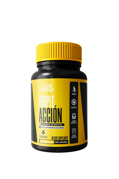 Triple Acción – Apoyo natural para energía, ánimo y control