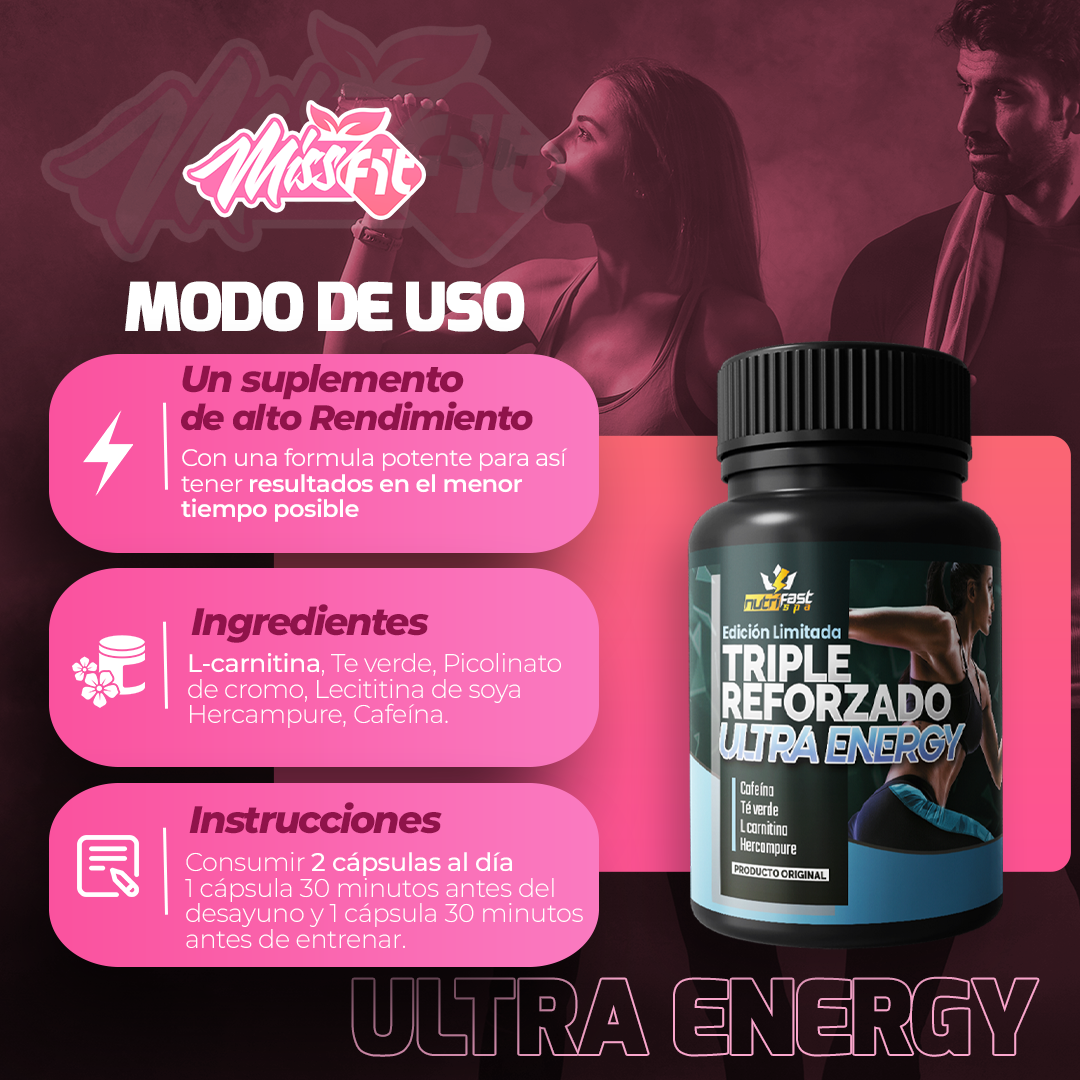 Triple Reforzado Ultra Energy – Rendimiento y energía avanzada