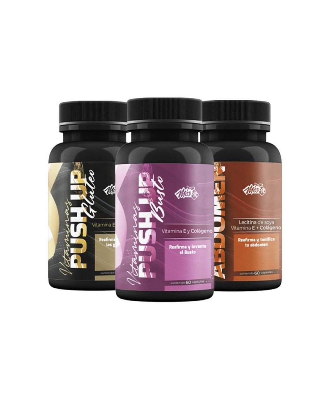 Push Up Glúteos + Busto + Abdomen