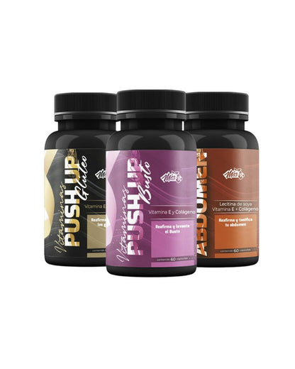 Push Up Glúteos + Busto + Abdomen