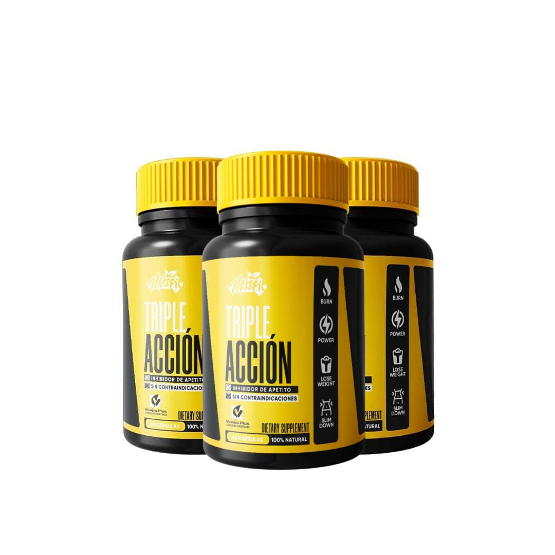 Triple Acción – Apoyo natural para energía, ánimo y control