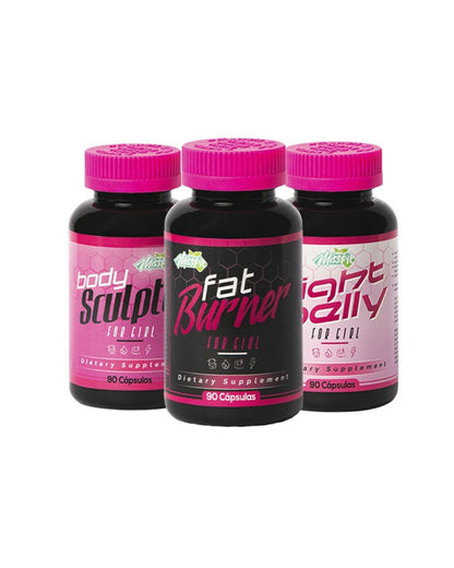 Trío Perfecto – Pack de 3 suplementos para energía, control y digestión