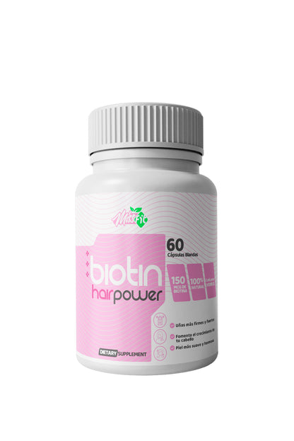 Biotin Hair Power – Cabello fuerte, uñas resistentes y piel radiante