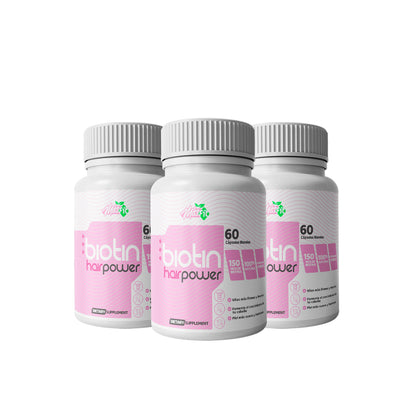 Biotin Hair Power – Cabello fuerte, uñas resistentes y piel radiante